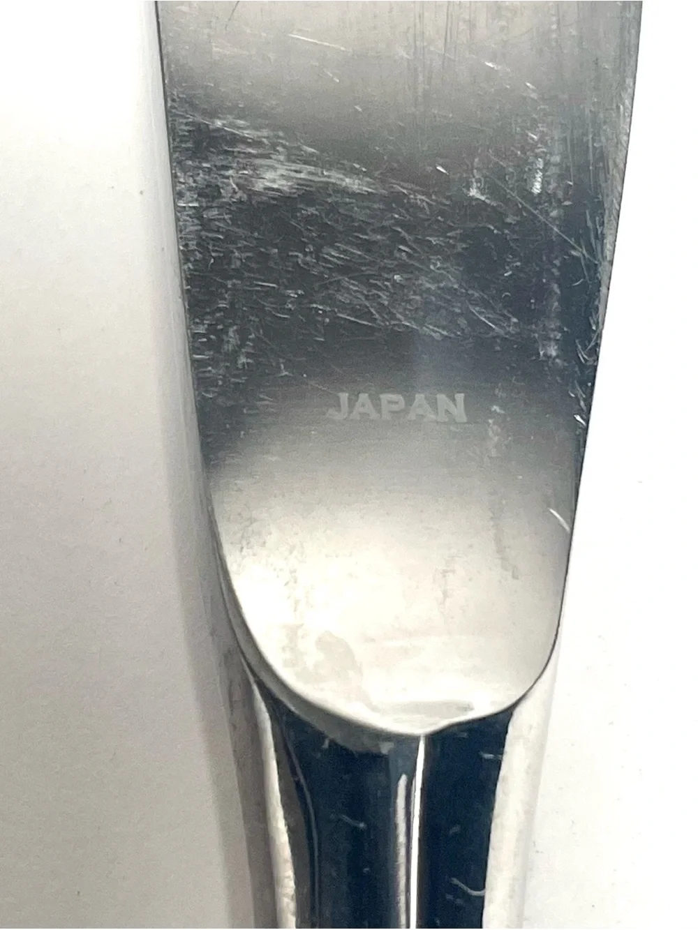 Vintage MCM Carving Set Knife Fork Wood Handle Stainless By Present Japan 2 Pc